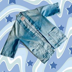Levi’s Women’s Kimono Jacket Denim Light Stonewash Size S